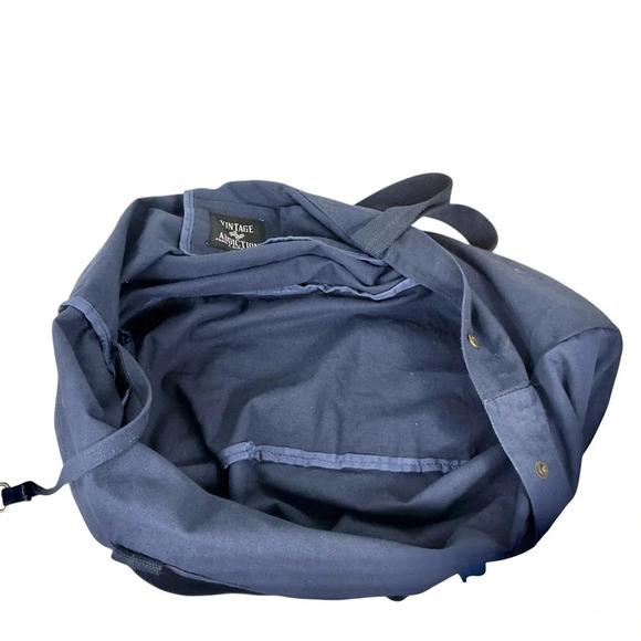 Vintage Addiction Star Large Washed Canvas Tote Bag with Small Pouch - Picture 5 of 10